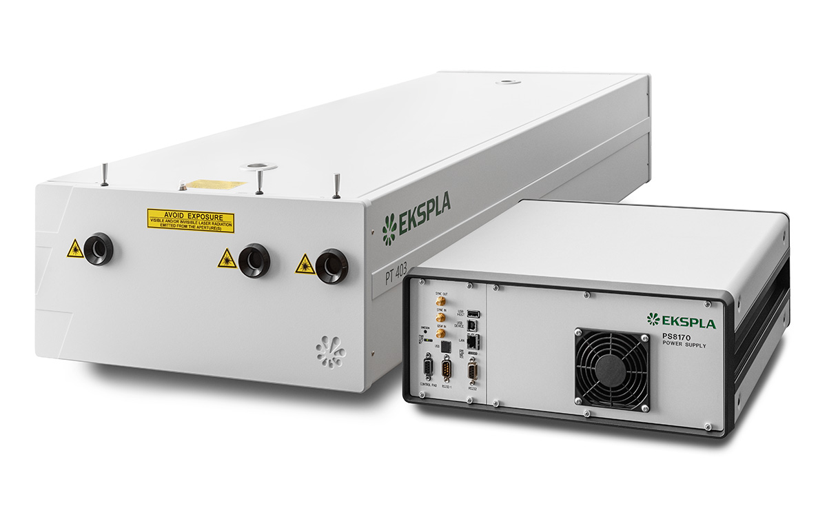 PT403 tunable picosecond laser features compact power supply and is air cooled C external water supply is not required