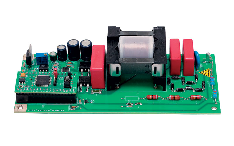 Typical view of HV40Wm power supply for Pockels cell drivers